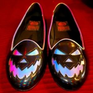 Strangecvlt Jack Black size 7 Hologram flats